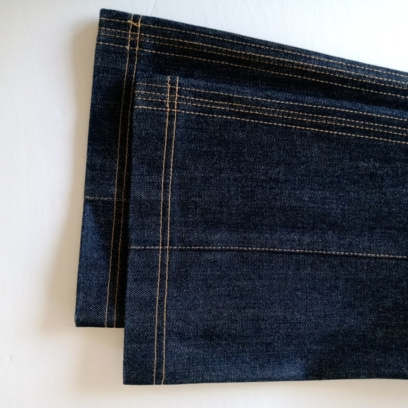 NWOT PINK TARTAN Womens Dark Flare Jeans Size 4 - Picture 7 of 10